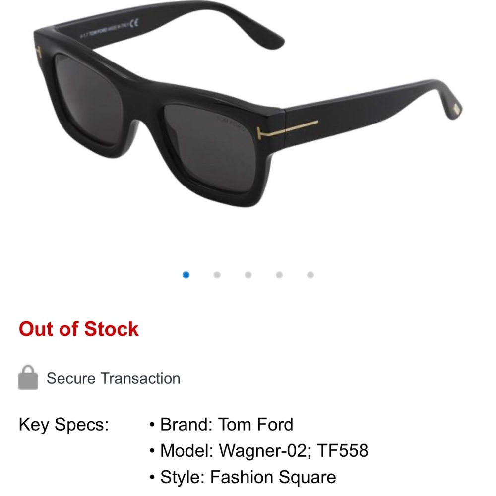 Tom Ford Unisex Sunglasses EUC